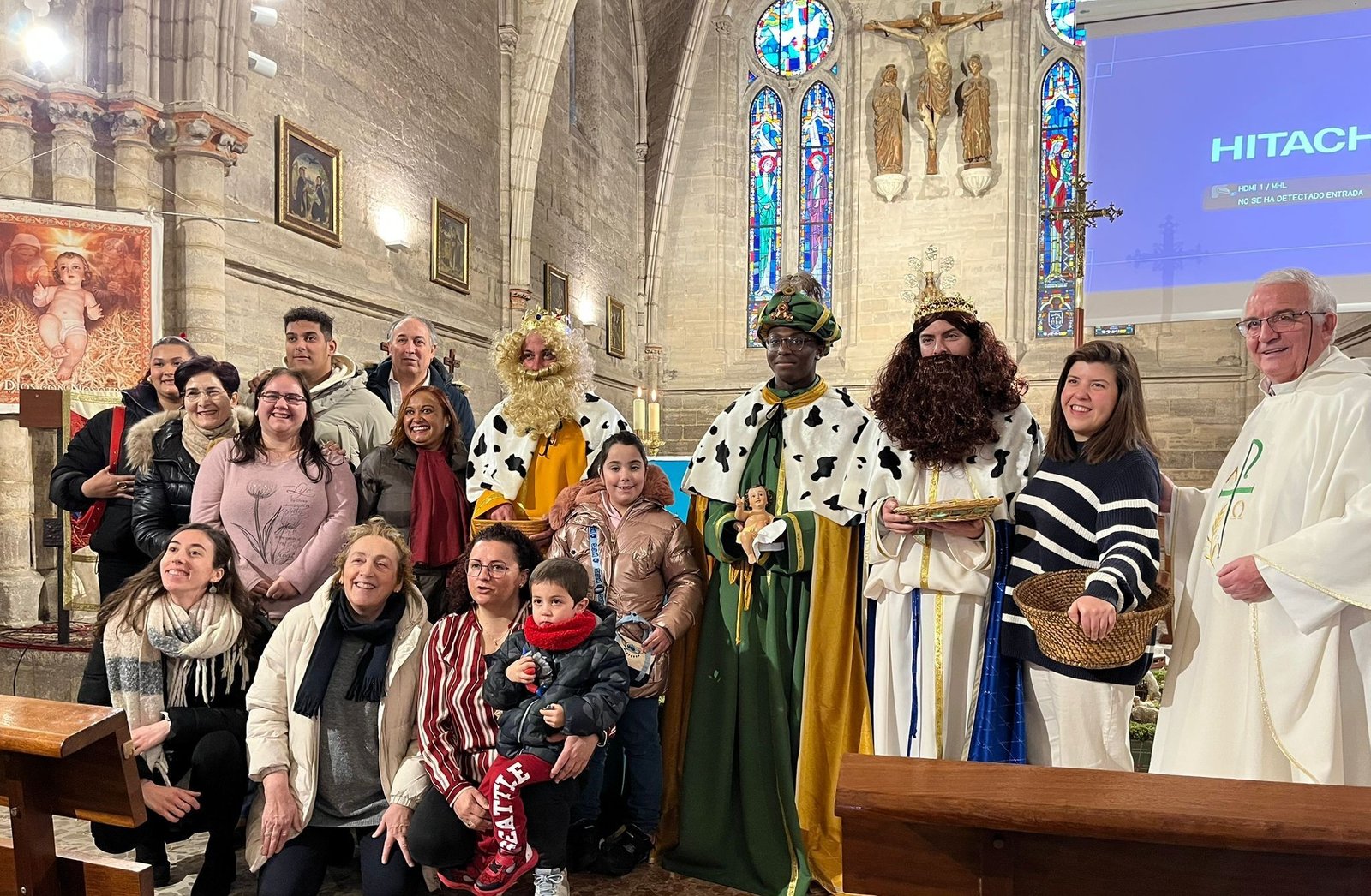 Visita de los Reyes a la Parroquia